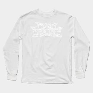 White on Green Geoglyph 2 (Totk) Long Sleeve T-Shirt